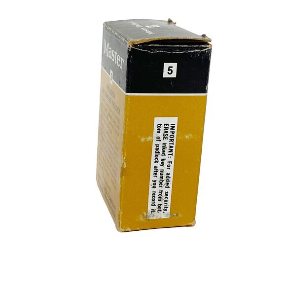 Vintage Master Lock #5 Pin Tumbler Protection Padlock - Picture 7 of 11